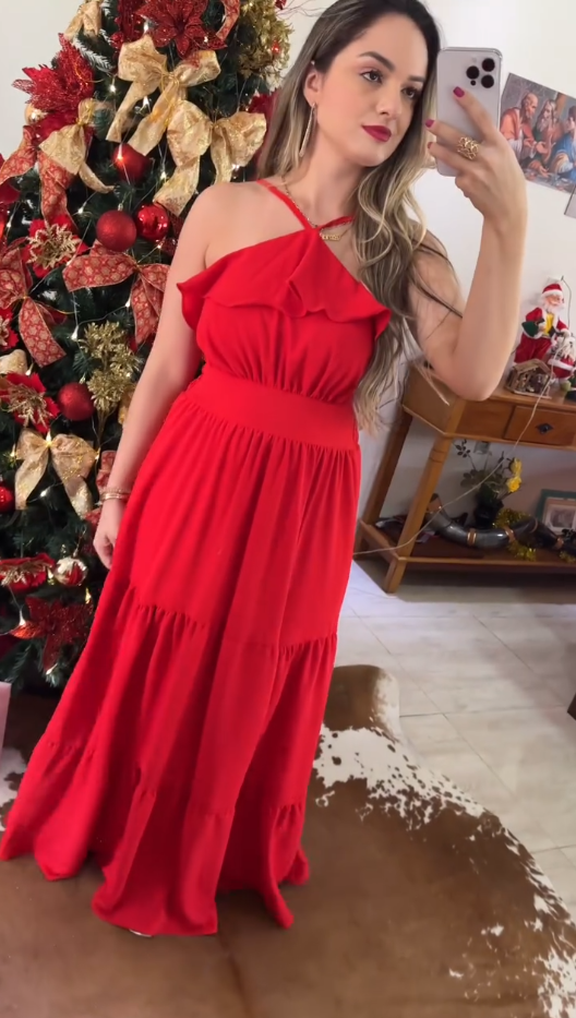Vestido Natal Dália