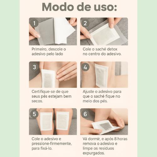 KIT ADESIVO DETOX - 100% NATURAL